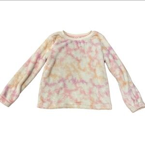 Cat & Jack Fuzzy Pullover Multi Colored Sweatshirt Girl’s Size 14-16 (XL)